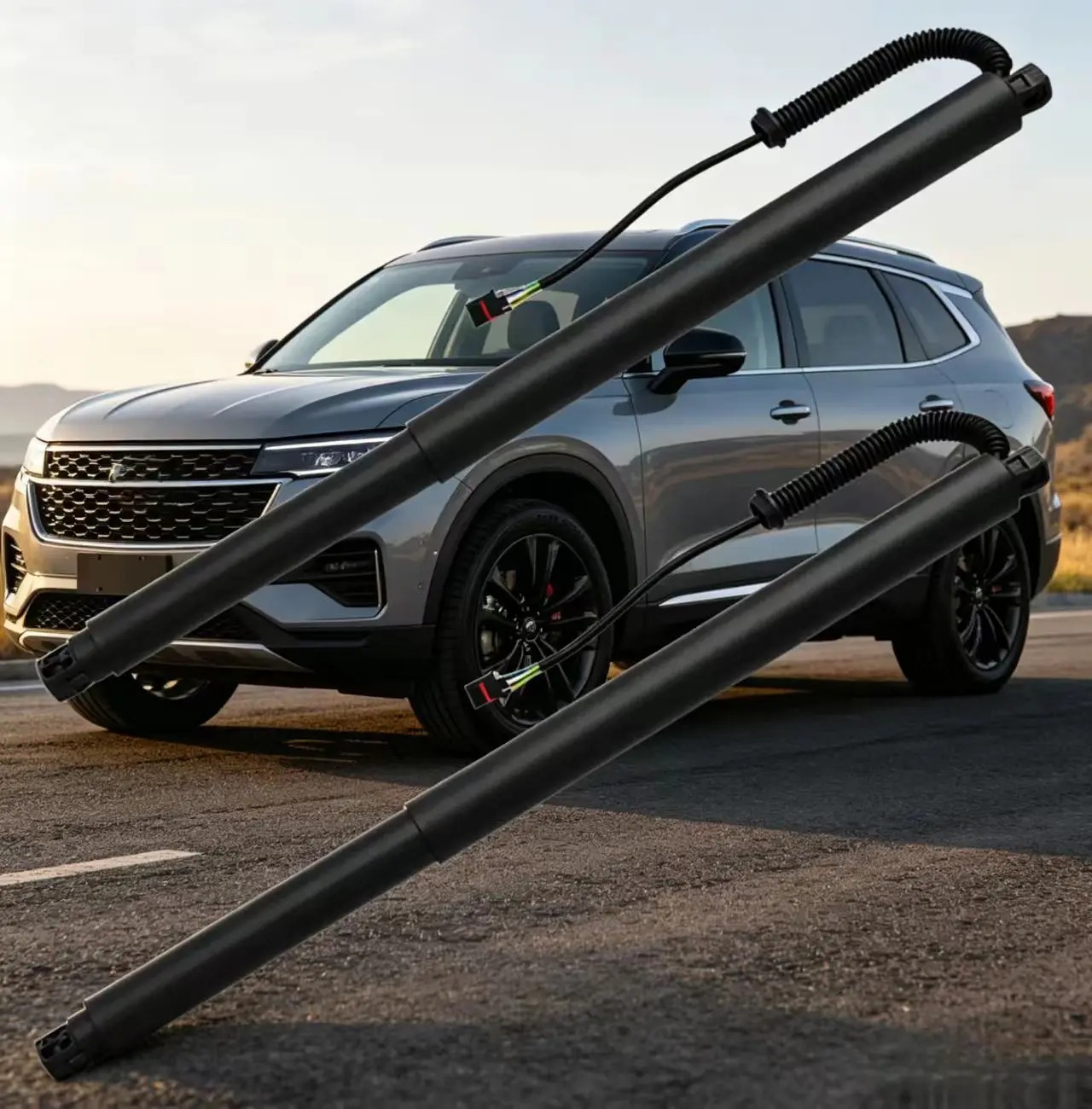 

Tailgate Gas Spring Struts 81830S3100 Right 81840S3100 Left Suitable for 2018-2020 Hyundai Fourth Generation Santa Fe