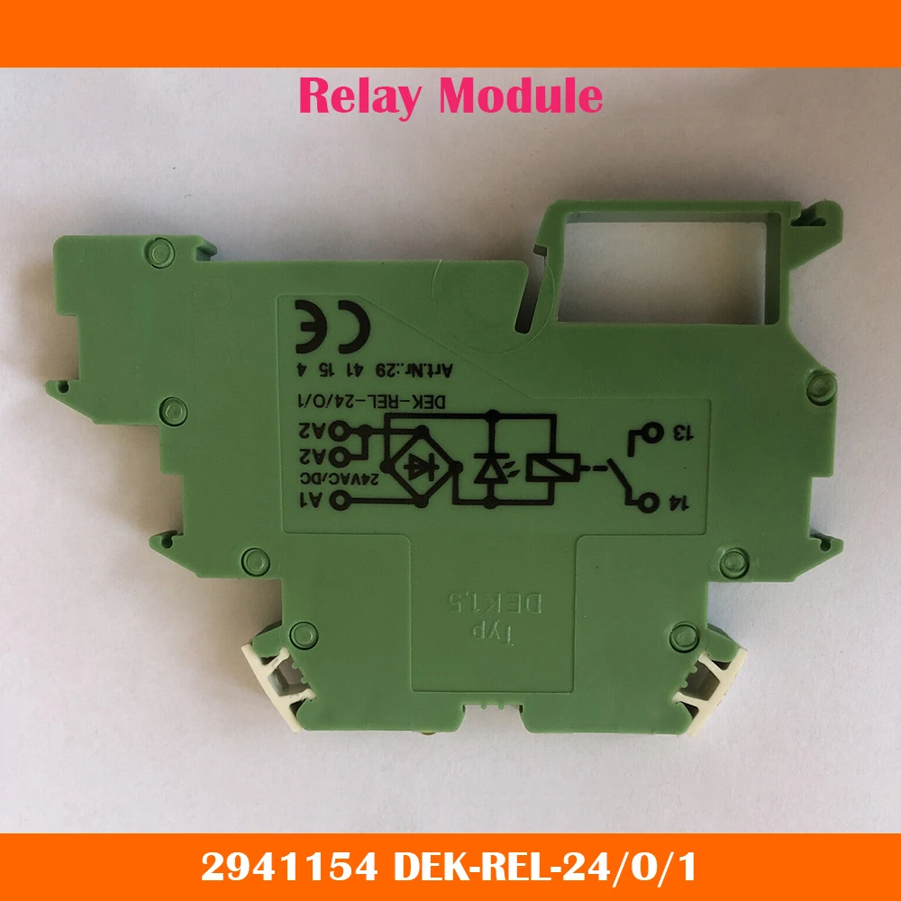 

Fast Ship High Quality Miniature Solid-state Relay Module DEK-REL-24/O/1 2941154