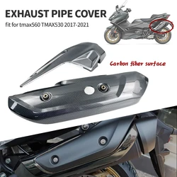 Fit For YAMAHA TMAX530 TMAX560 2017 - 2026 Motorcycle Accessories Exhaust Pipe Cover Cowl Set TMAX 530/560 T-MAX560