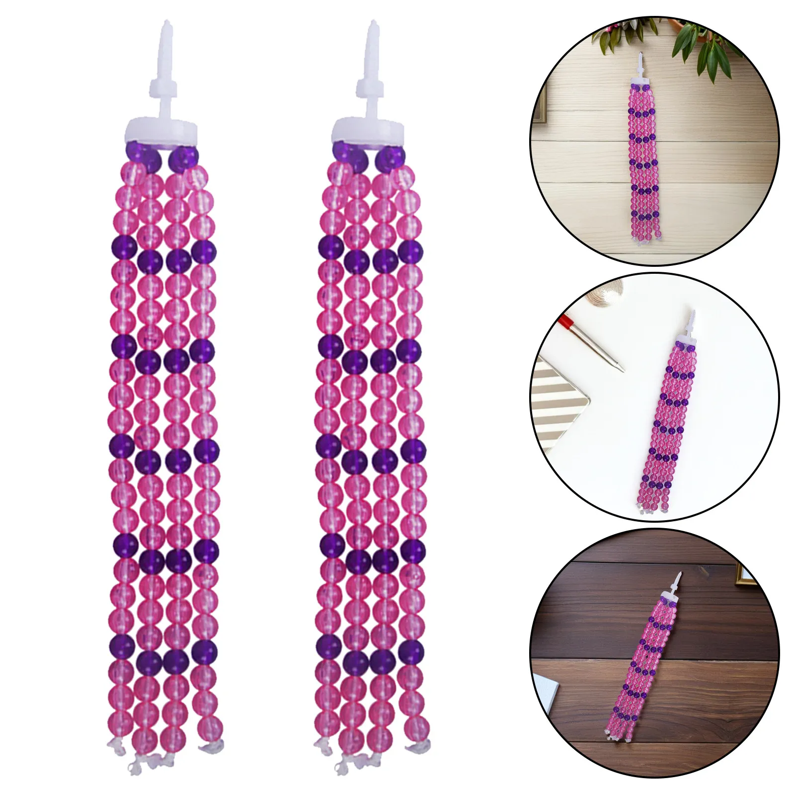 

2Pair Bike Handlebar Streamers Colorful Glossy Tassels Tassels Accessories for Scooters Tricycles Carrier Decoration