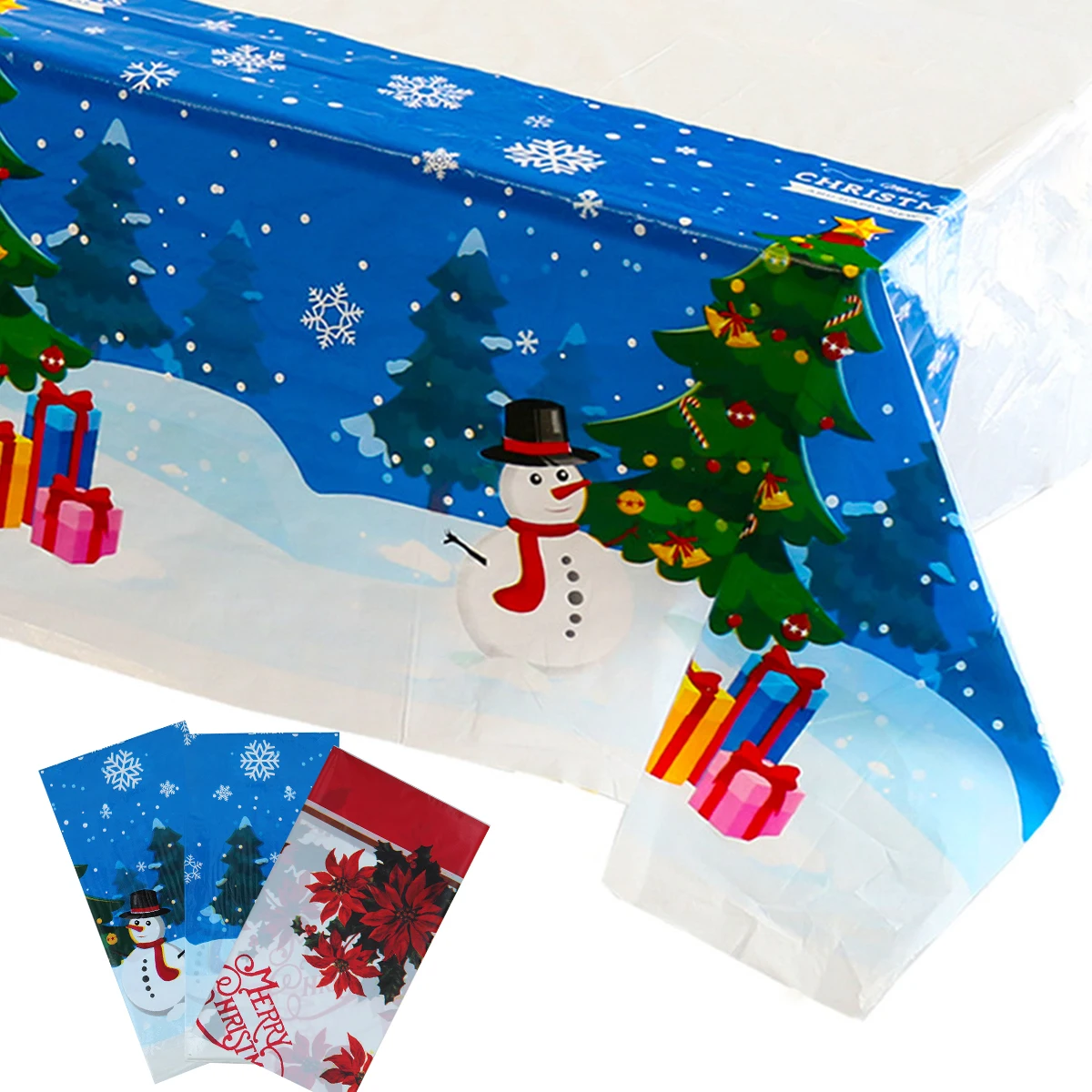 

Christmas Party Tablecloth Merry Christmas Decoration For Home Table 2022 Navidad Kerst Xmas Gift Happy New Year 2023 Natal