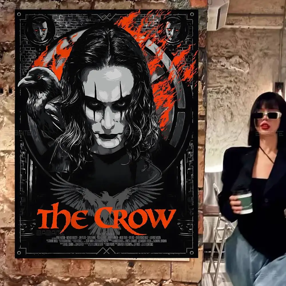 Die C-Crow Horrorfilm Cartoon Flagge Wandbehang Banner Dekoration Haushalt Home Decor