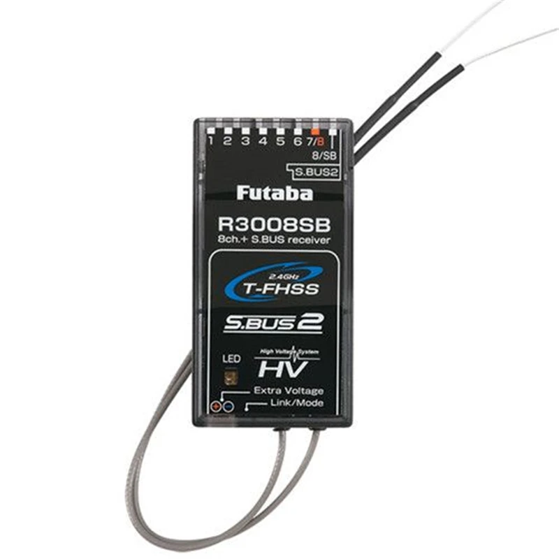 Futaba T10J 10J com R3008SB recebe 10 canais 2,4 GHz sistema de rádio transmissor controle remoto para helicóptero RC multicopter