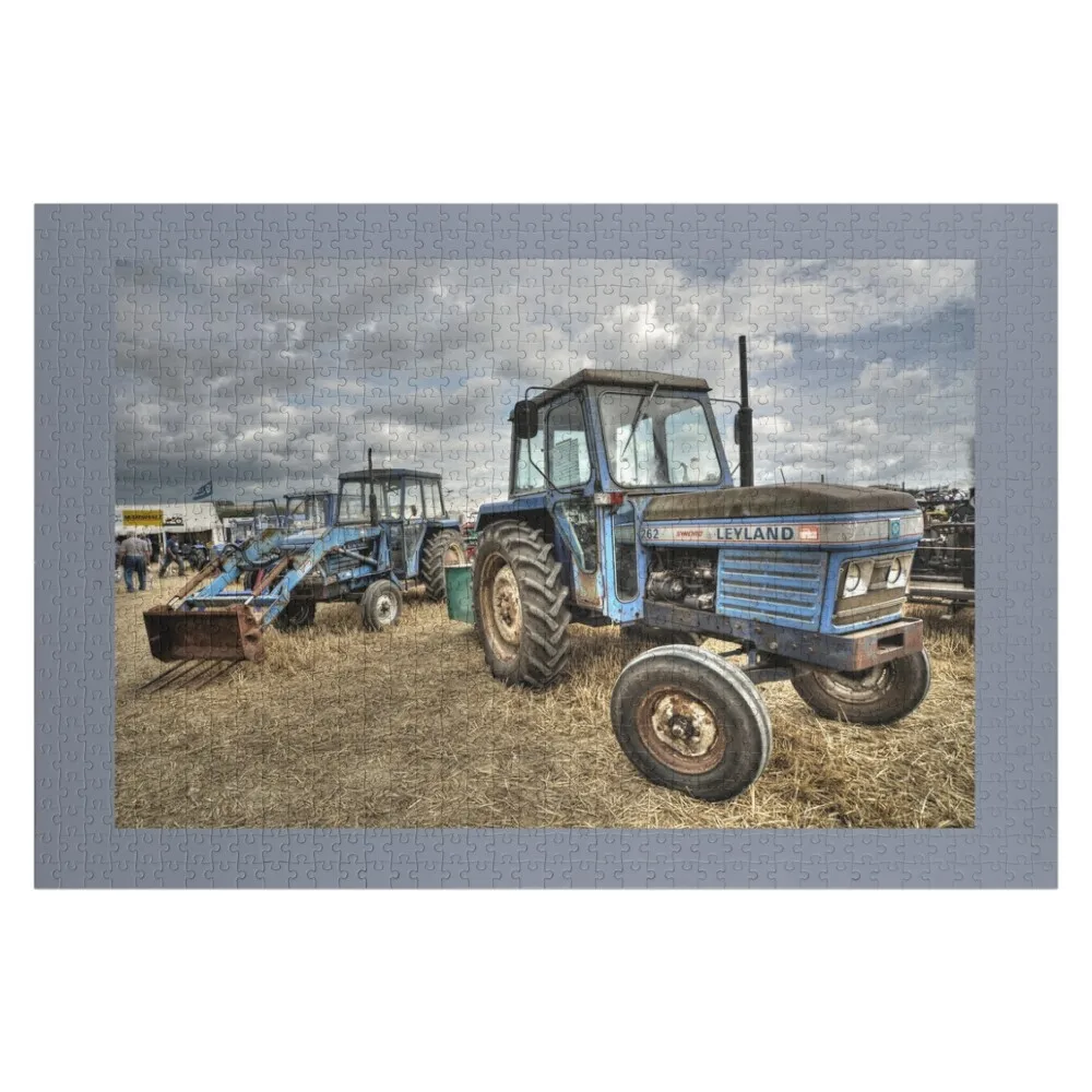 

Leyland Tractors Jigsaw Puzzle Wooden Boxes Customs With Photo Puzzle