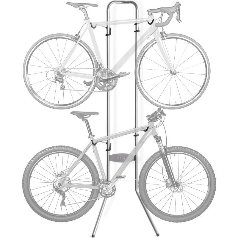 Michelangelo 2 Bike Storage - Gravity Fully Adjustable Rack Garage For Road, MTB, and Hybrid Bicycles