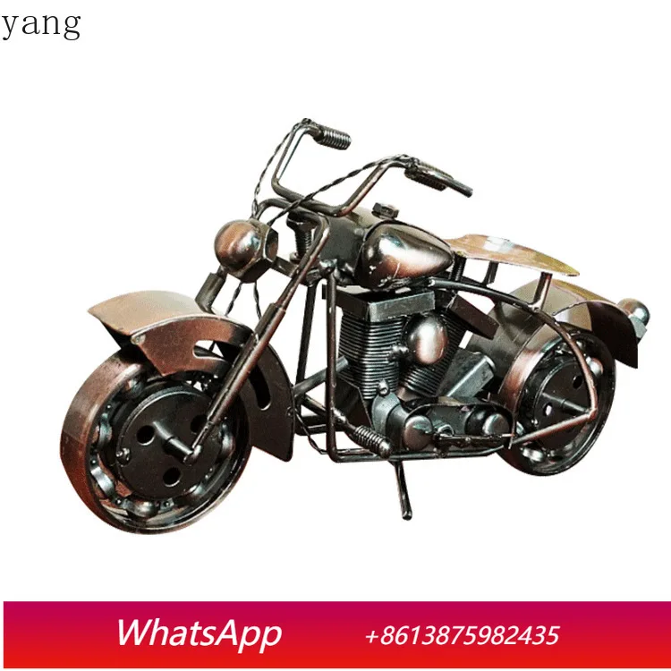 

CX motorcycle model large metal handmade creative ornament craft home decoration classmate gift retro