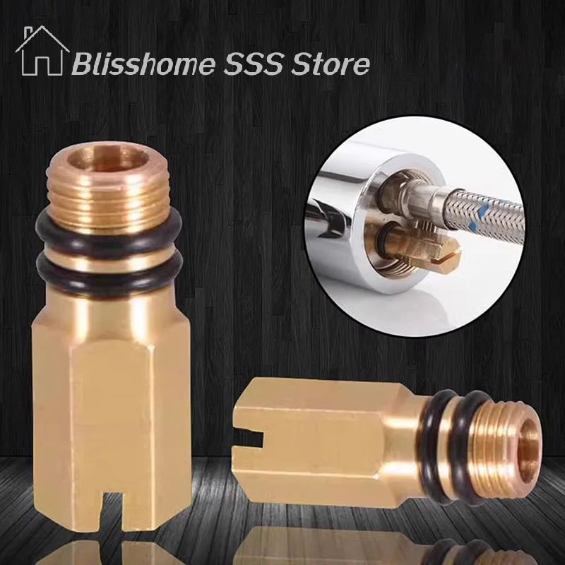 

【S】Durable Professional Heavy 1/5pcs Faucet Inlet Plug Cold Water Kitchen Fixture Flexible Pipe Eco-Friendly Components