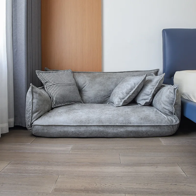 Lazy sofa on the carpet Small apartment Double Internet celebrity tatami multi-functional sofa