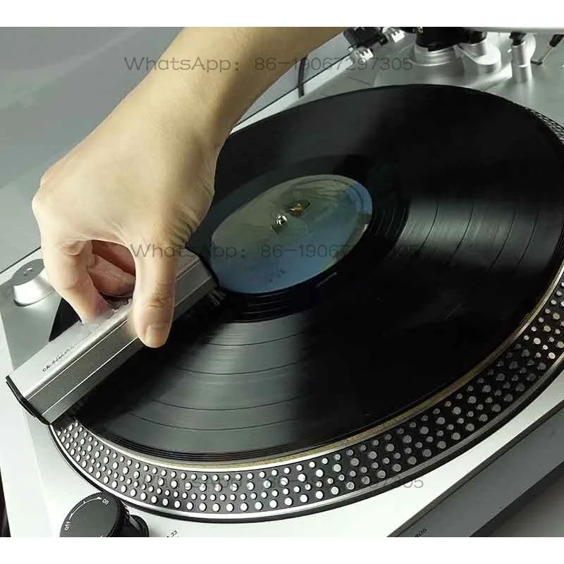 Record Phonograph Vinyl Cleaning Brush Vinyl Record Electrostatic Brush CD Record Dust Removal Cleaning Kit