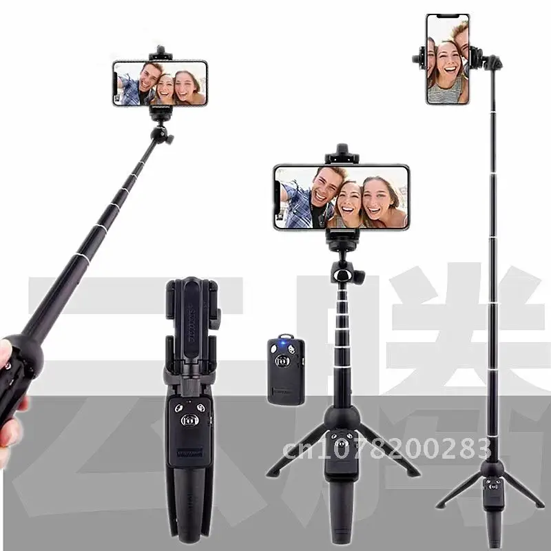 9928 Mobile Phone Selfie Stick Tripod Portable Mini Desktop Bluetooth Photo Selfie Live Broadcast Stand Cross-Border