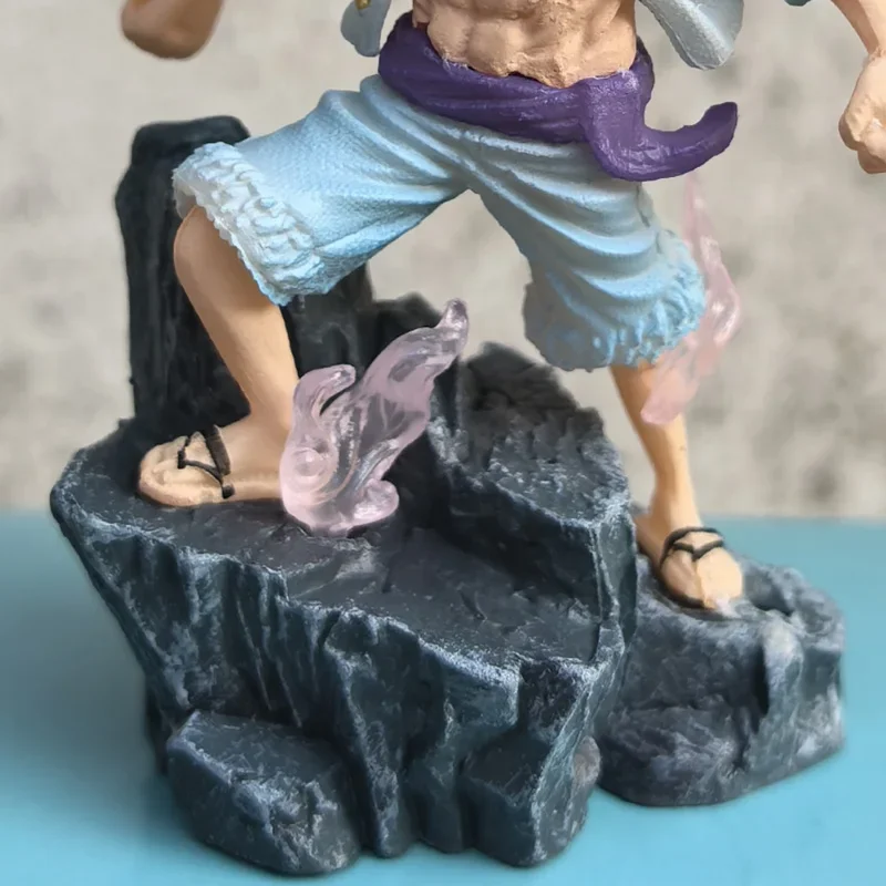 Een Stuk Luffy Anime Figuur Nika Luffy Actie Beeldje 10 cm PVC Standbeeld Model Desktop Decoratie Collectie Kinderen Kerstcadeau