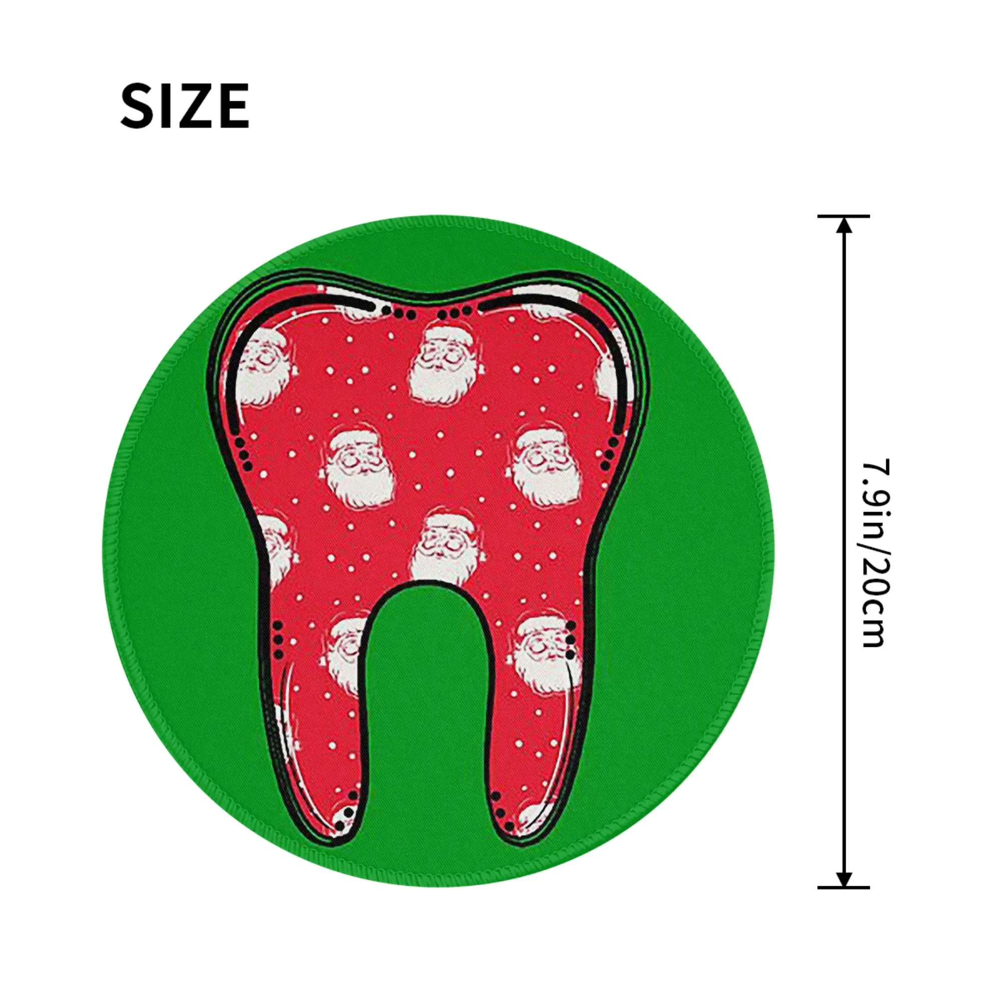 Christmas tooth dentist dental assistant hygienist teeth Mouse Pad Computer Keyboard Mouse Mat Gamer Laptop Desk Mat Table Mats