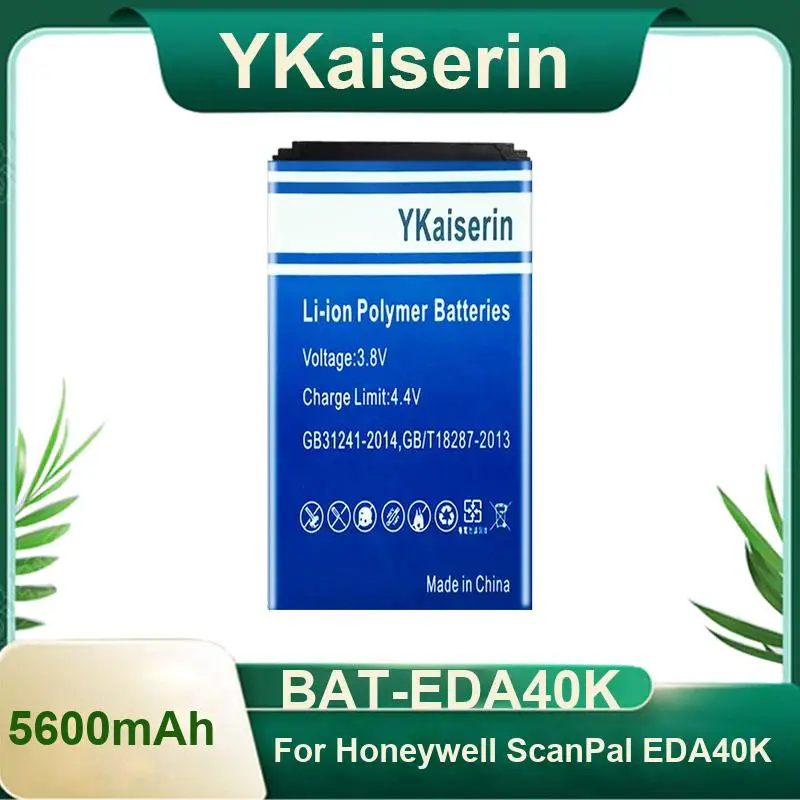 Bat-EDA40K Barcode Scanner Battery Stable Power Supply For Honeywell Scanpal EDA40K 5600mAh
