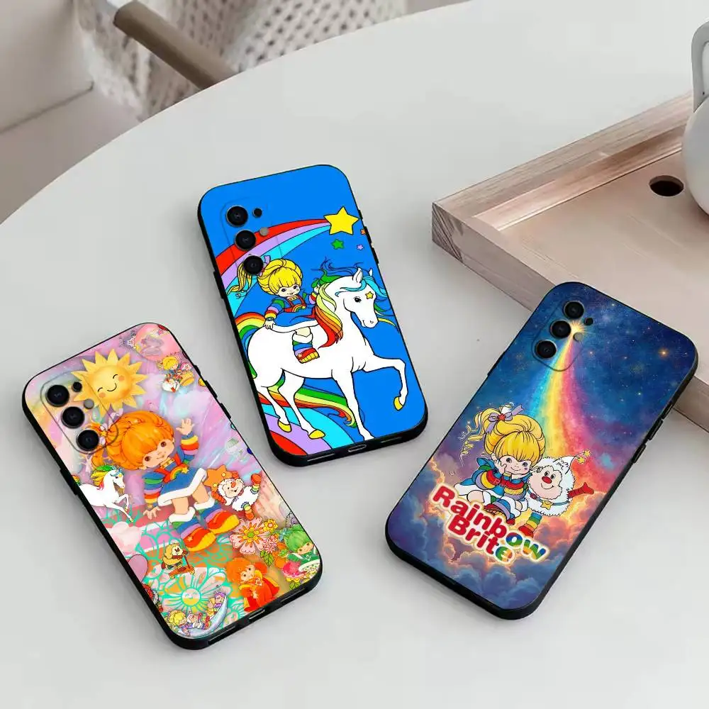 

Color Kids Rainbow Brite Phone Case For Samsung S25,S24,S21,S22,S23,S30,Ultra,S20,Plus,Fe,Lite,Note,10,Black Cover