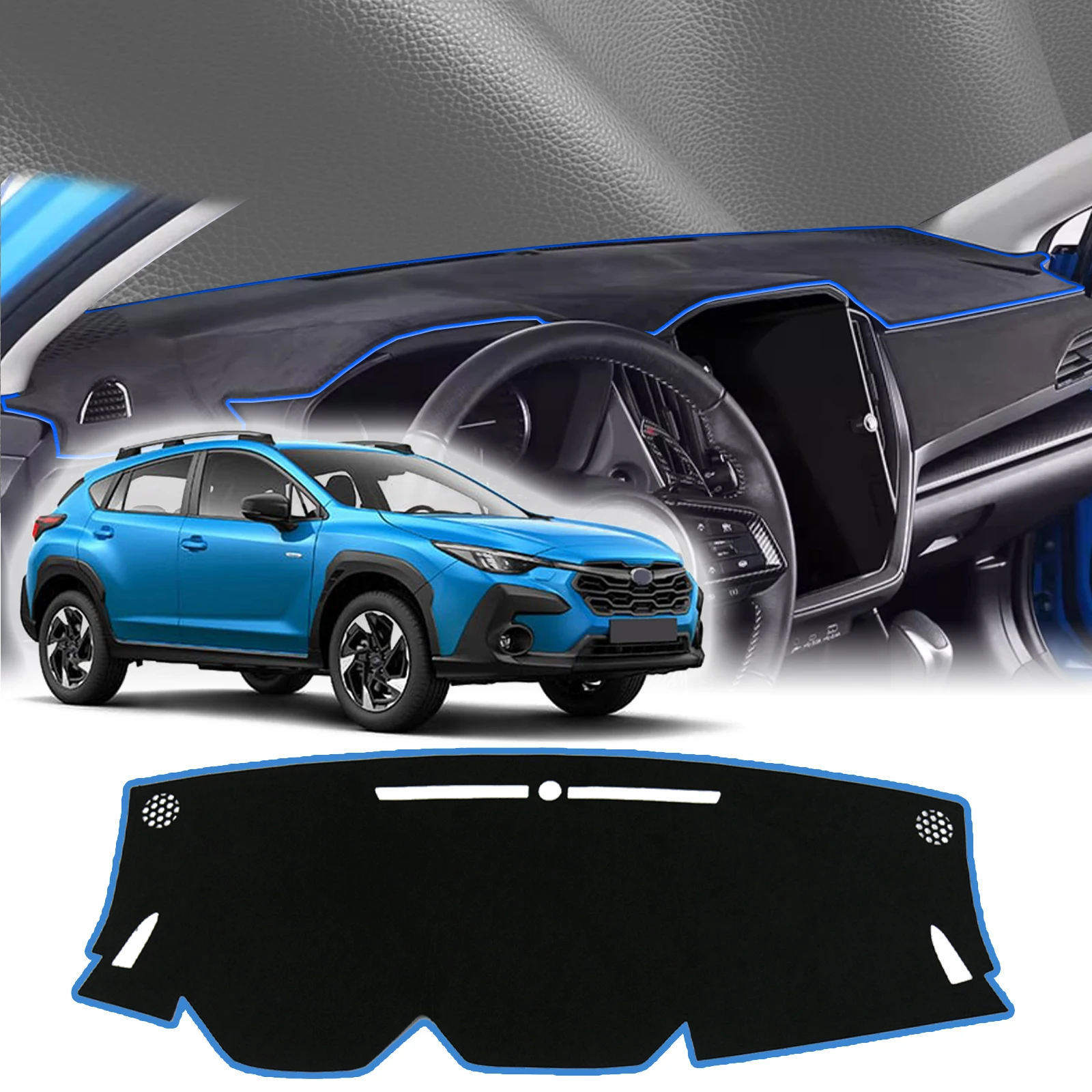 

fit for 2024 2025 2026 Subaru Crosstrek Dashmat DashMat Sunshade Dashboard Cover Pad Protective Carpet Car Accessories