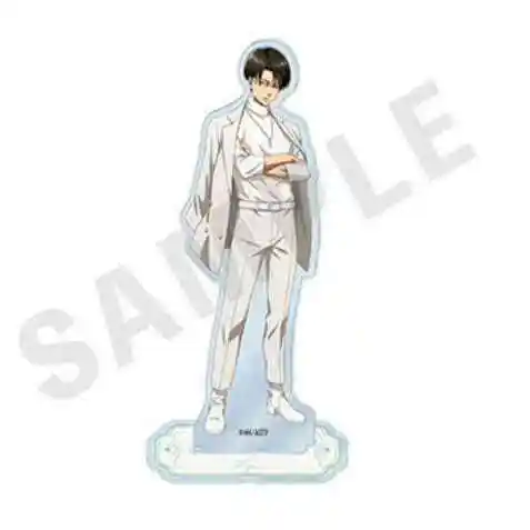 Game Erwin Smith Eren Yeager Levi Ackerman Hange Zoe Acrylic Stand Doll Anime Figure Model Plate Cosplay Toy for Gift