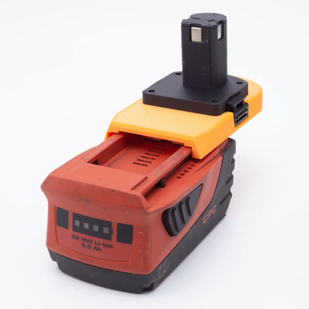 Battery Adapter Converter For  Hilti 22v Lithium Converter To Ryobi 18v ONE+  Brushless Tools (Only Adapter）