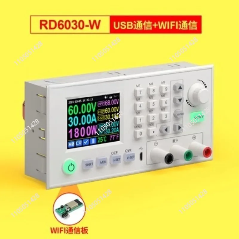 for RD6030 Assembled Set 60V 30A digital control Stabilized AC DC adjustable Voltage Regulated Lab Bench Power Supply