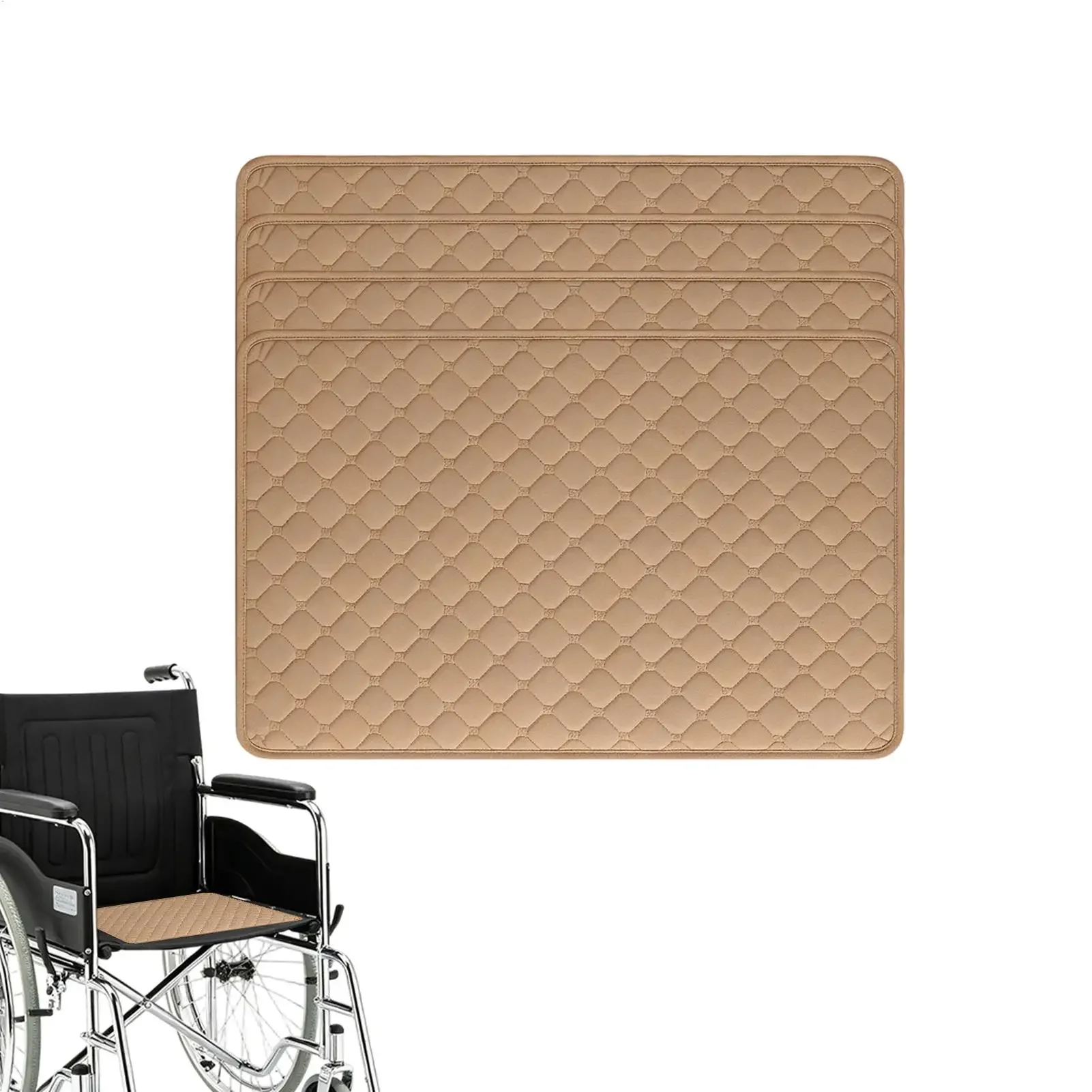 Washable Seat Mat Seat Cushion 4 Pcs Waterproof Recliner Pad Leakproof Thick Foldable Cushion For Elderly Care Adult Nursing