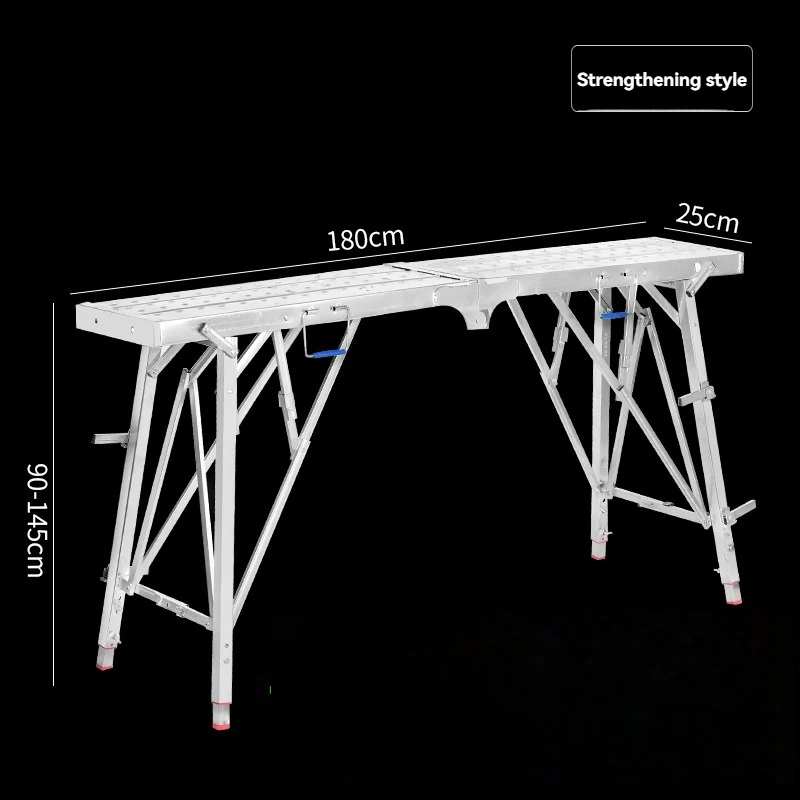 Horse Stool Folding Lift Thickening Telescopic Extra Thick Multi-functional Portable Decoration Putty Indoor Scaffolding