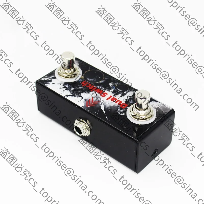 Suitable for Diy Handmade Guitar Bass Bass Effect Speaker External Pedal Dual Switch Two-way Self-locking Switch