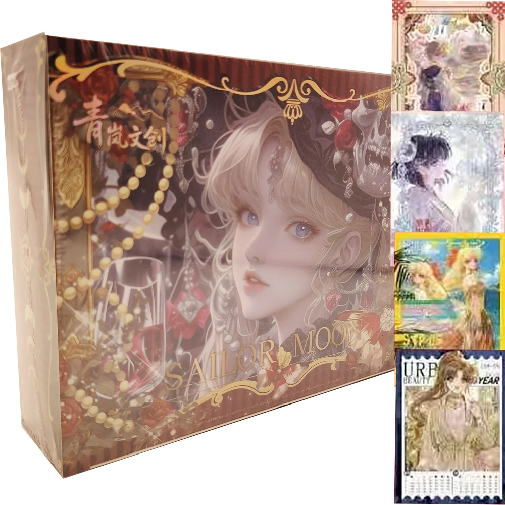 

Anime Sailor Moon Magical Girl Collection Cards Unique Charm Elegant Gorgeous Anime Peripheral Character Cards Boys Girls Gifts