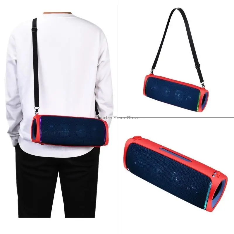 

Portable for Case for SRS-XB43 Speaker Shockproof Bag Carrying Travel for Case D