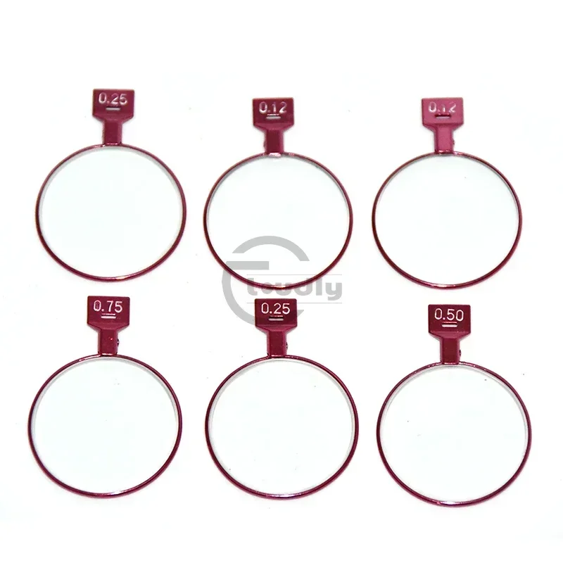 Higher Quality Ophthalmic Lens Sphere Trial Lens with Color Metal Rim