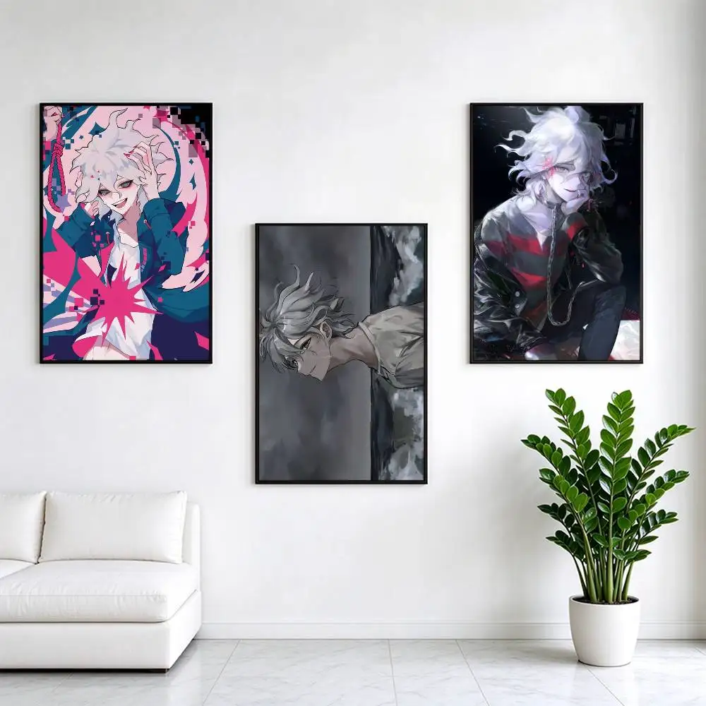 Danganronpa Nagito Komaeda  Poster High Quality Dorm Living Room Aesthetic Wall Decoration Painting Stickers Gift