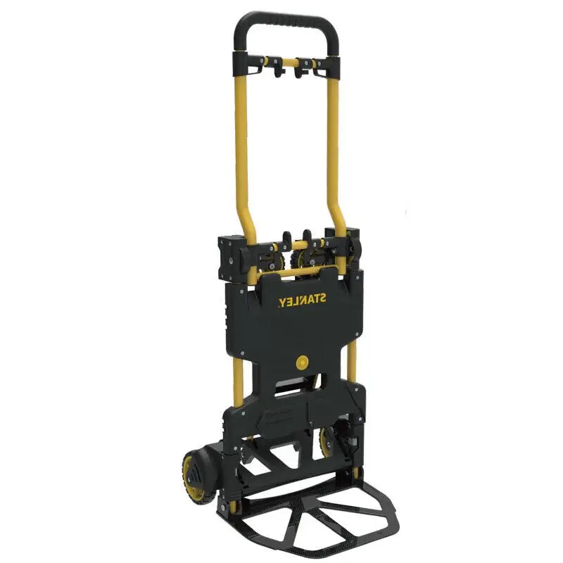 Two-in-one flat trolley multi-function folding