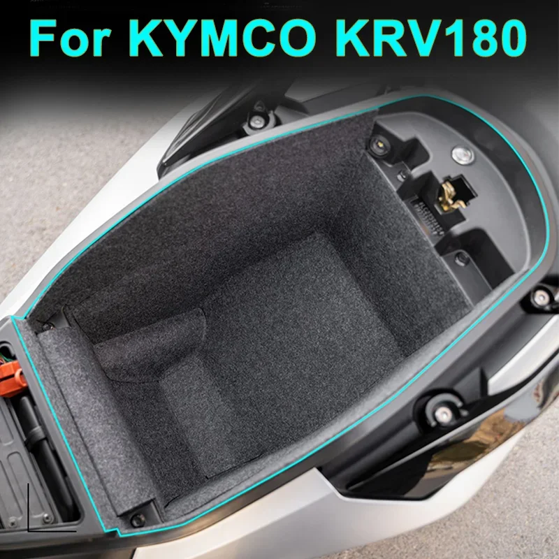

For KYMCO KRV180 KRV 180 Motorcycle Rear Seat Cargo Liner Storage Box Seat Bucket Liner Cushion Motorcycle Accessories