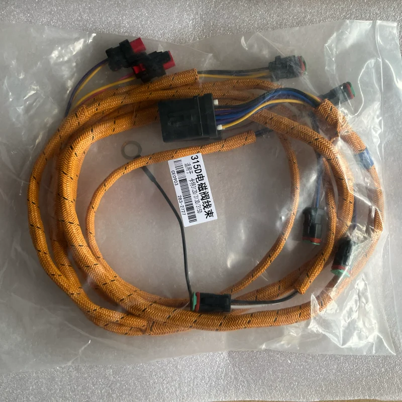 2026 Hot Sale 283-2727 2832727 Solenoid Valve Wire For Cater Pillar Harness 315D Excavator Whole Vehicle Line Components