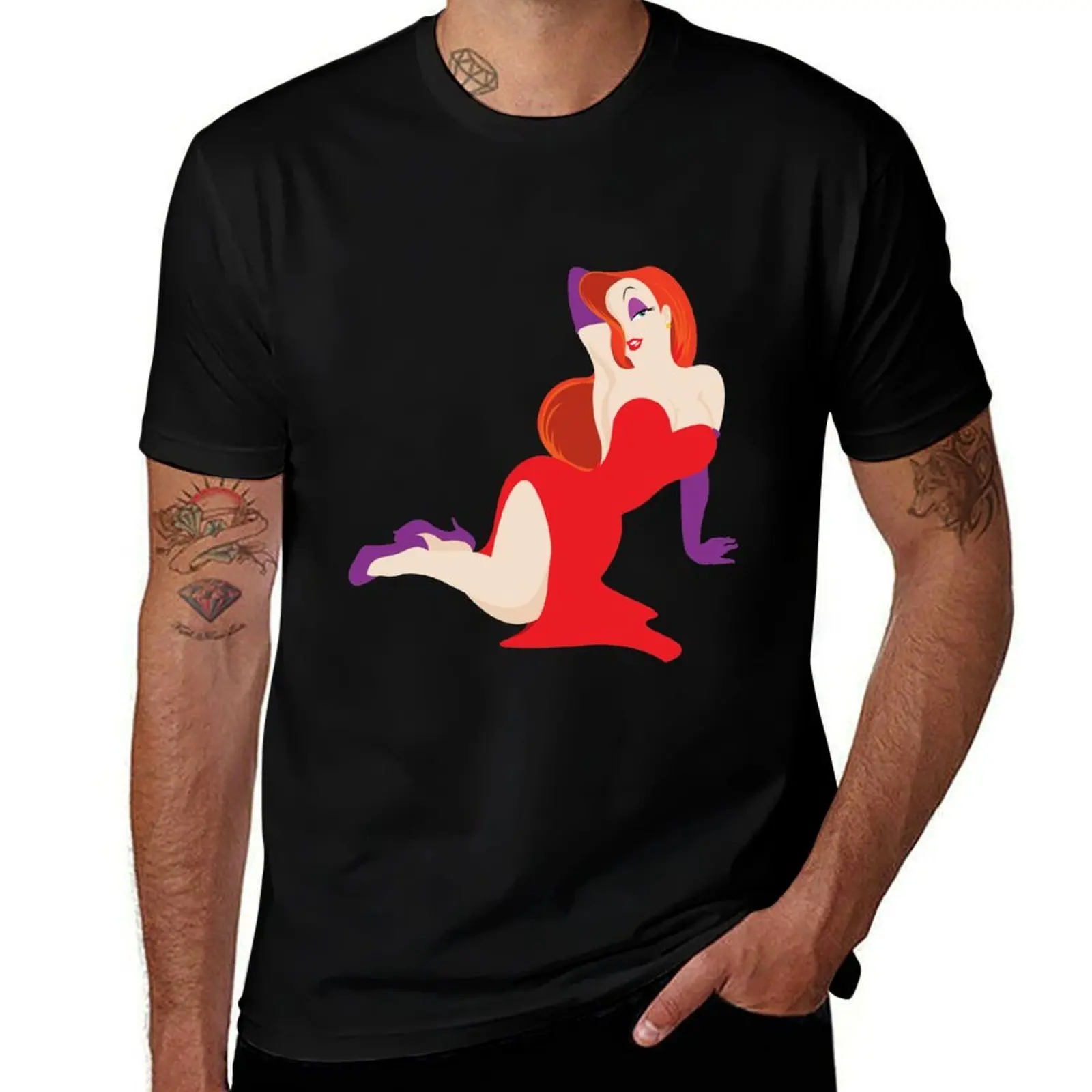 

funny for t man Rabbit cotton designer Jessica man t shirts T-Shirt Art t dark De-Su shirts - shirt humor