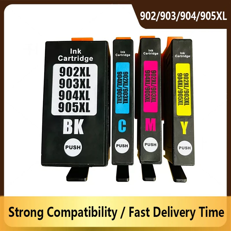 

For HP 902XL 903XL 904XL 905XL Ink Cartridge Compatible for HP Officejet Pro 6950 6960 6970 6975 6978 6979 printer