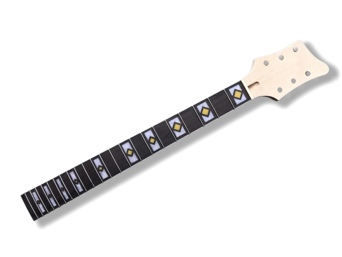 

22 Fret 25.5inch Maple guitar Neck Rosewood Fretboard Paddle Head Block inlay