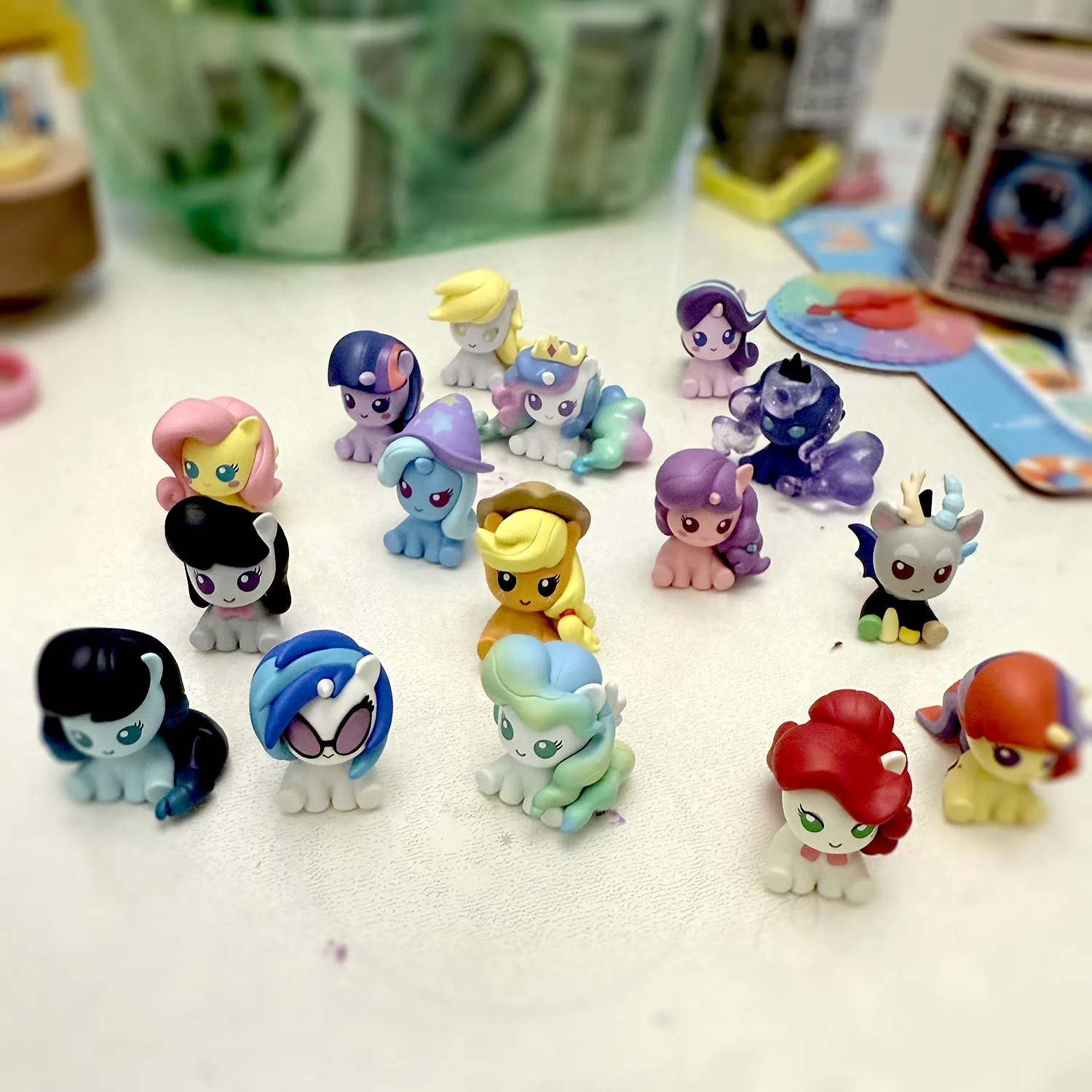 

My Little Pony Blind Box Toy Kawaii Mini Figures Princess Luna Celestia Applejack Discord Twilight Sparkle Collectible Kids Gift