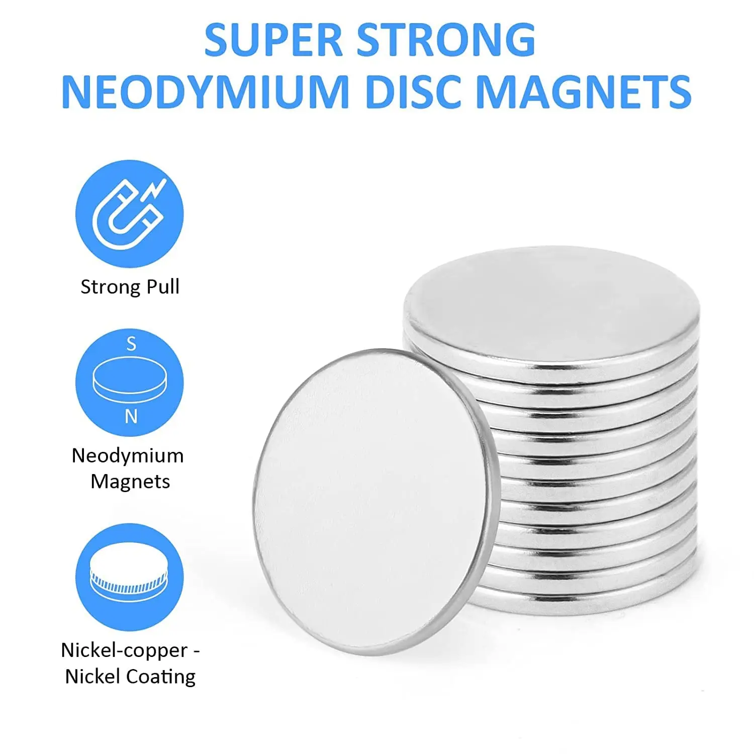 15x1mm Neodymium Strong Magnets Cylinder Fridge Magnets Rare Earth NdFeB Round Super Powerful Disc Magnets For Office