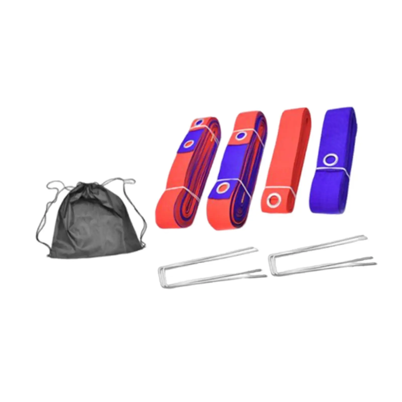 Volleyball Court Boundary Cords Highly Visible Marking Line Set Outdoor Accessories for Beach or Pool