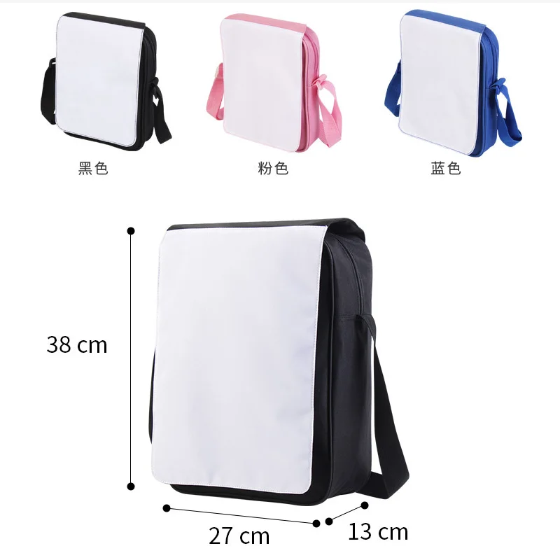 Thermal Sublimation Blank Shoulder Bag For Custom Print Small Blank Polyester Cosmetic Crossbody Bag Sublimation Messenger Bags