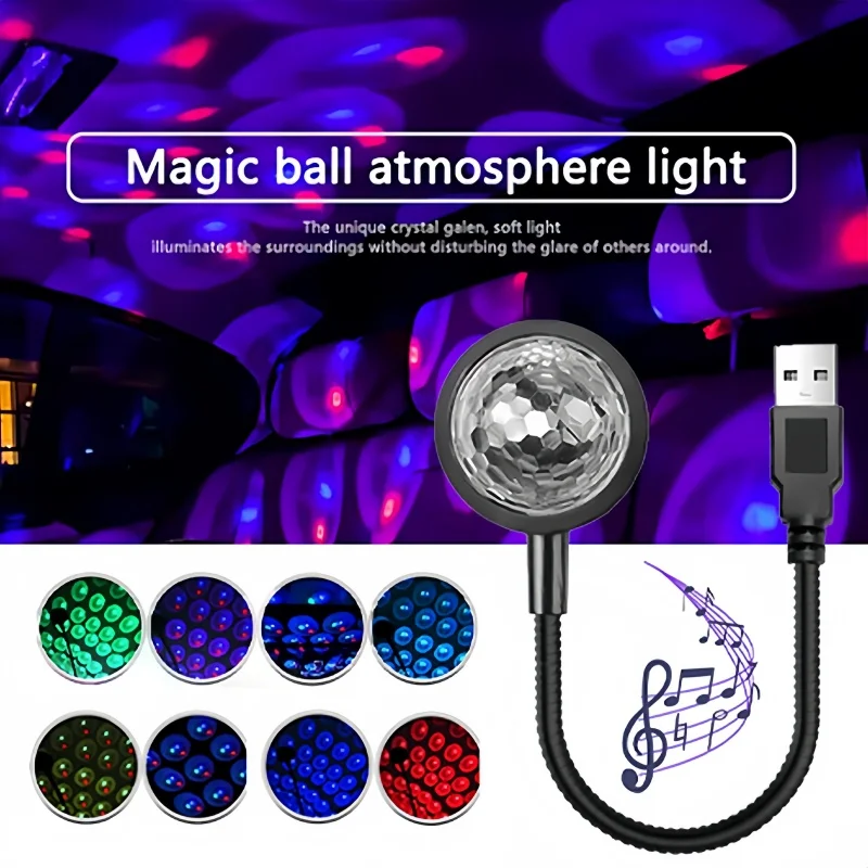 

USB Star Projector Night Light, Romantic Galaxy Starry Sky Lamp for Car Interior Room Ceiling Decoration