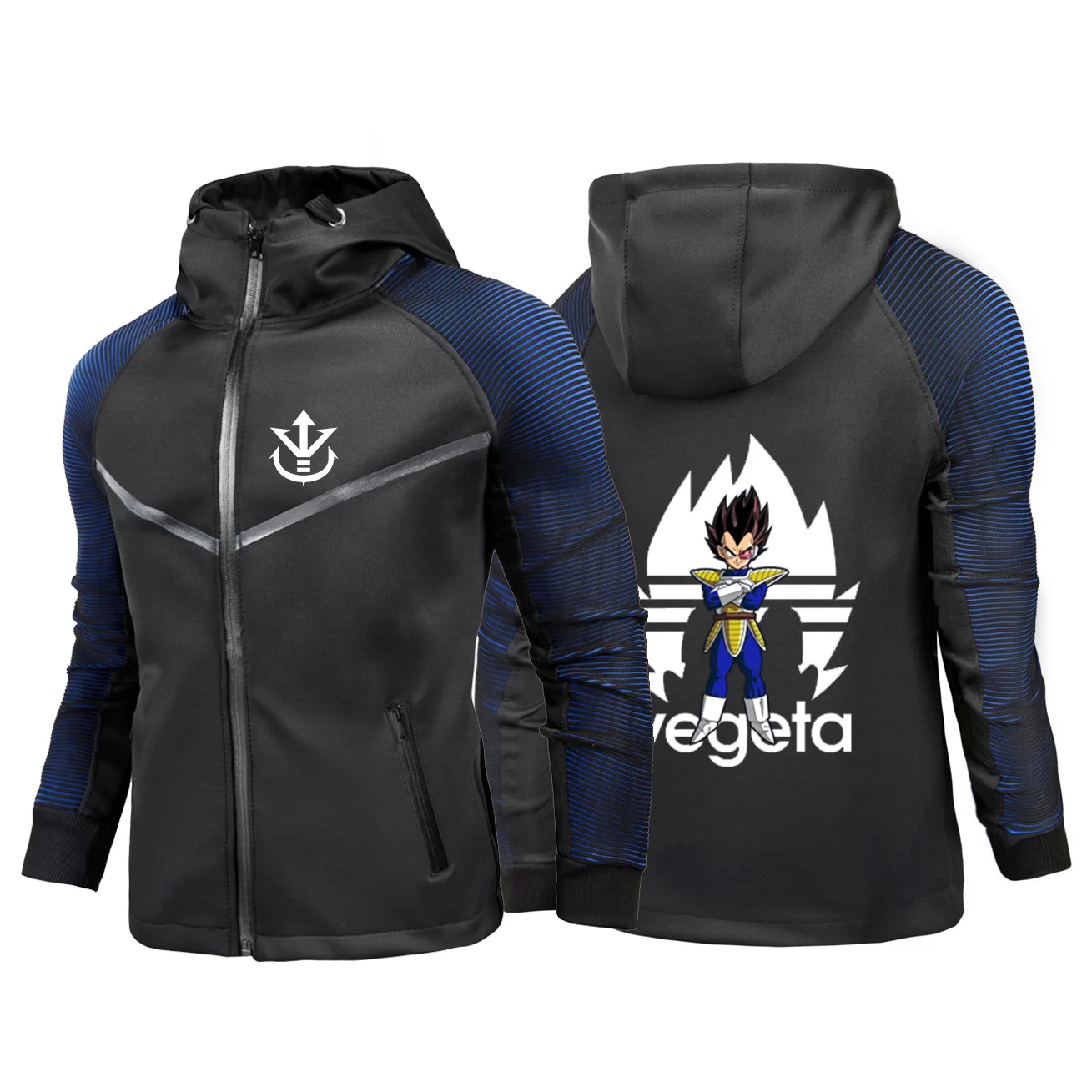

Мужская куртка-рубашка Saiyan Vegeta 2026 с принтом логотипа Dragon Ball, весенне-осенняя, с защитой от ударов, гоночный костюм-куртка