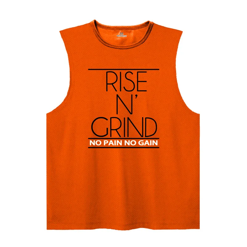 

3D Men's vest New Brand Fashion Men's Casual Sports Summer Bodybuilding Fitness Workout Mesh O-neck Printred Tank Top Men's Wear