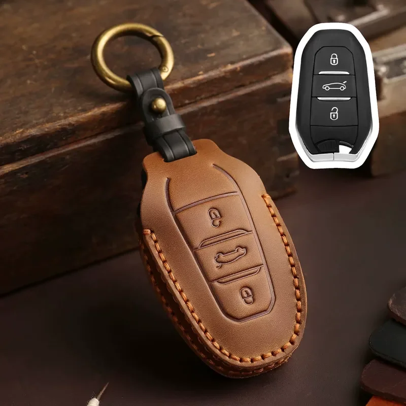 for Citroen DS Smart Leather Car Key Cover Dedicated Special Car Same Shape