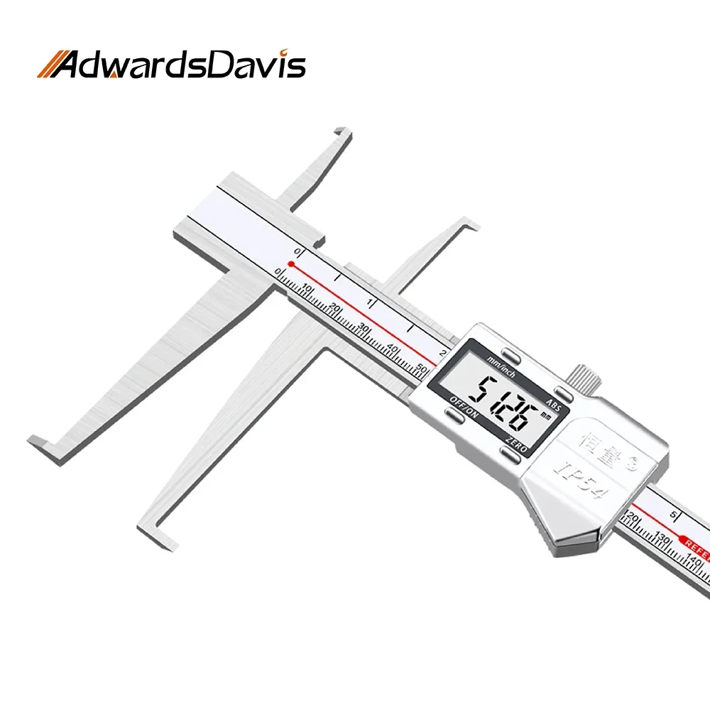 Metric Imperial Digital Calipers 0-150 0-200 0-300mm Double Inner Groove Digital Caliper 4CR13 Stainless Steel Measuring Tools