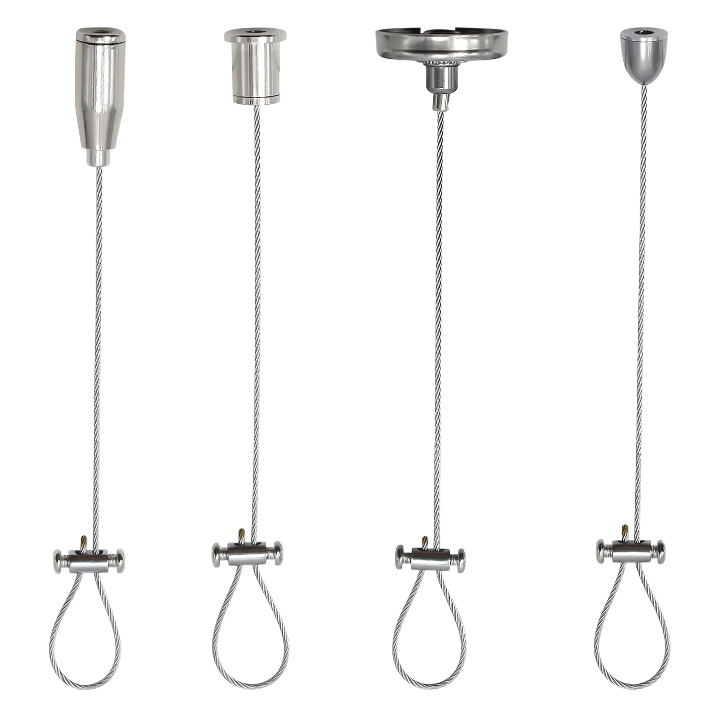 Picture 3: Steel Cable Suspension Kit, Ceiling Suspension System, 1.5mm Stainless Steel Wire Rope for Hanging Billboards/Pictures