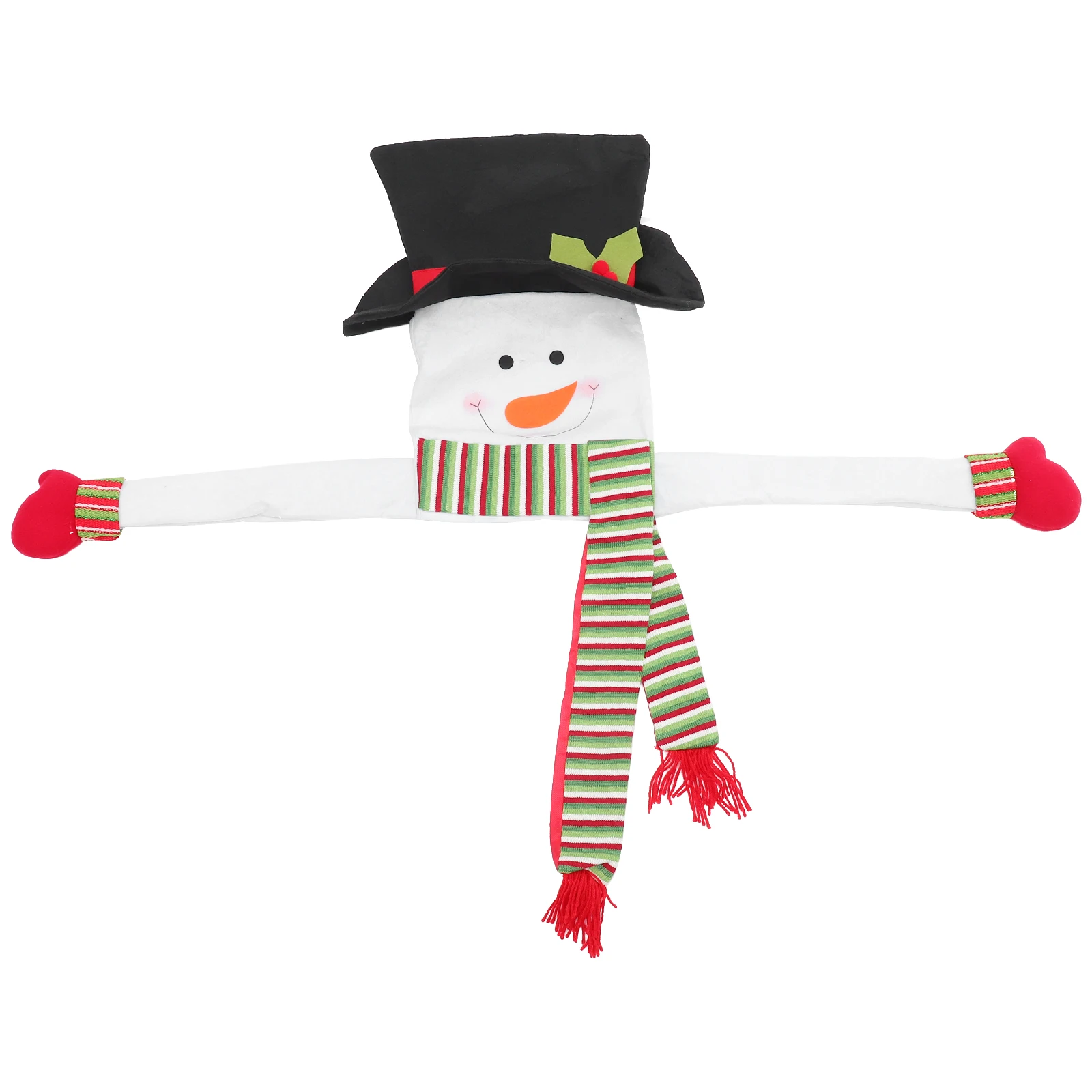 

1Pc Adorable Snowman Xmas Tree Topper Hugging Ornament For Holiday Home Decor