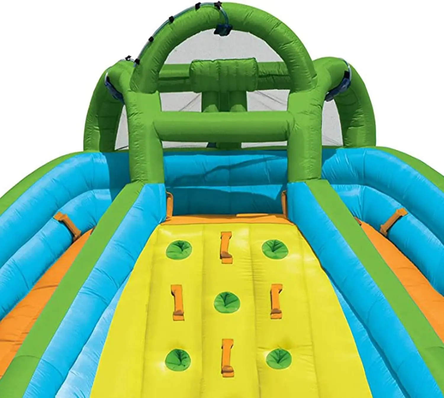 Mountain River Race Inflatable Slide Bouncer Multicolor, 161.00''L x 169.00''W x 103.00''H --- Weight: 50.00l