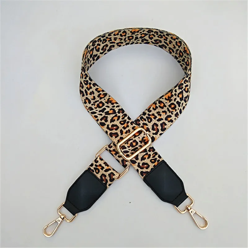 Women\'s Bag Strap with Leather Variety of Styles Accessories for Handbags New Leopard Shoulder Belt