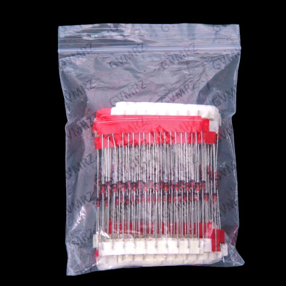 30Values 3V-47V 3V 3V2 3V6 3V9 4V3 Each 10PCS 1W Zener Diode Package Component Package DO-41 4V7 5V1 5V6 6V2 6V8