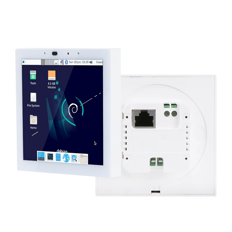 2024 New 4 Inch Android Smart Home Control Panel POE Tablet Touch Screen Inwall Tablet with RS485 for 86 Wall Mount Box